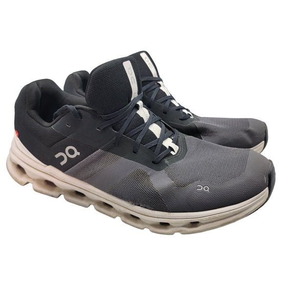 On Cloud Cloudrunner Mens 13 Black Eclipse Frost Athletic Shoes Walking Running - Picture 1 of 14